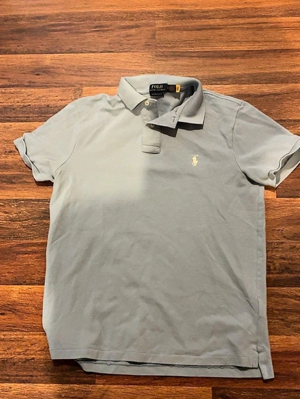 Polo Ralph Lauren Custom Slim Fit Mesh Polo Shirt, Gray, Medium